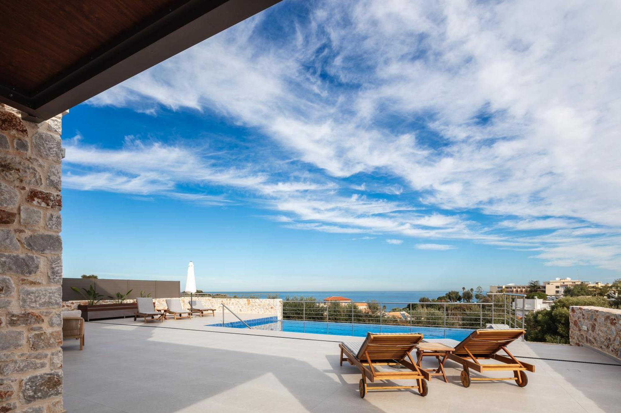Oinolithos Luxury Villas Kalamaki Eksteriør bilde