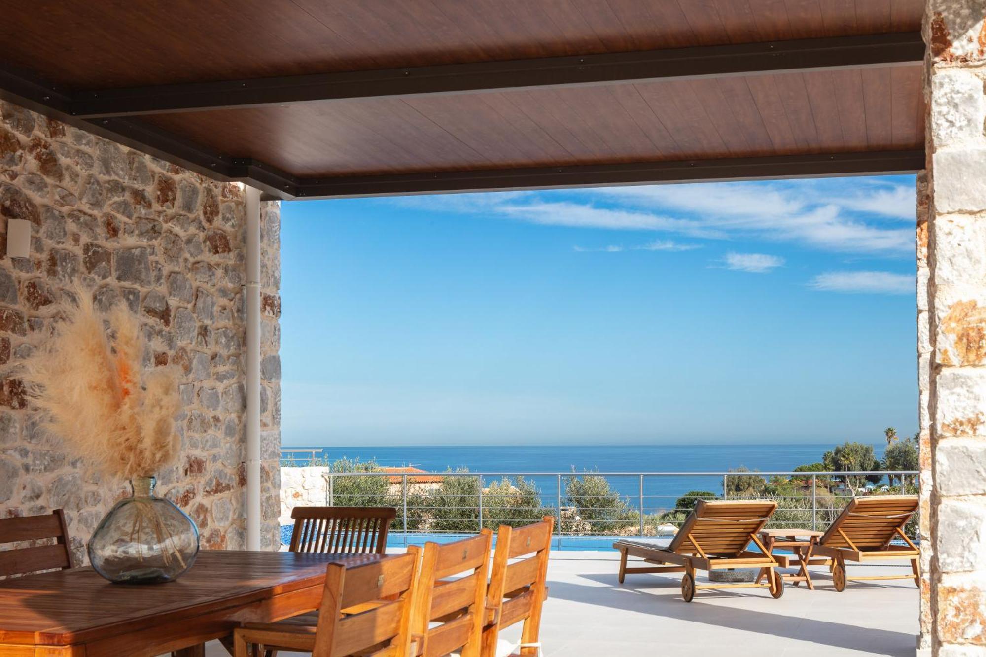 Oinolithos Luxury Villas Kalamaki Eksteriør bilde