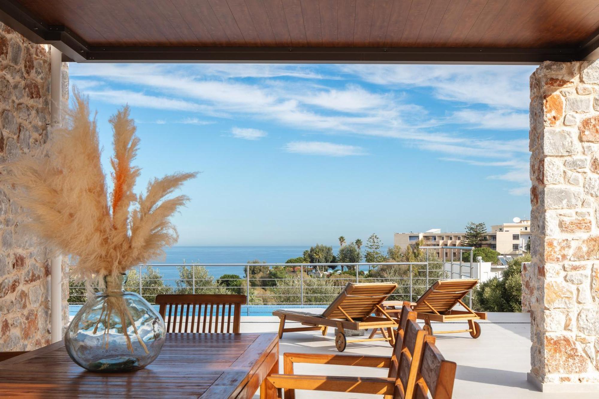 Oinolithos Luxury Villas Kalamaki Eksteriør bilde