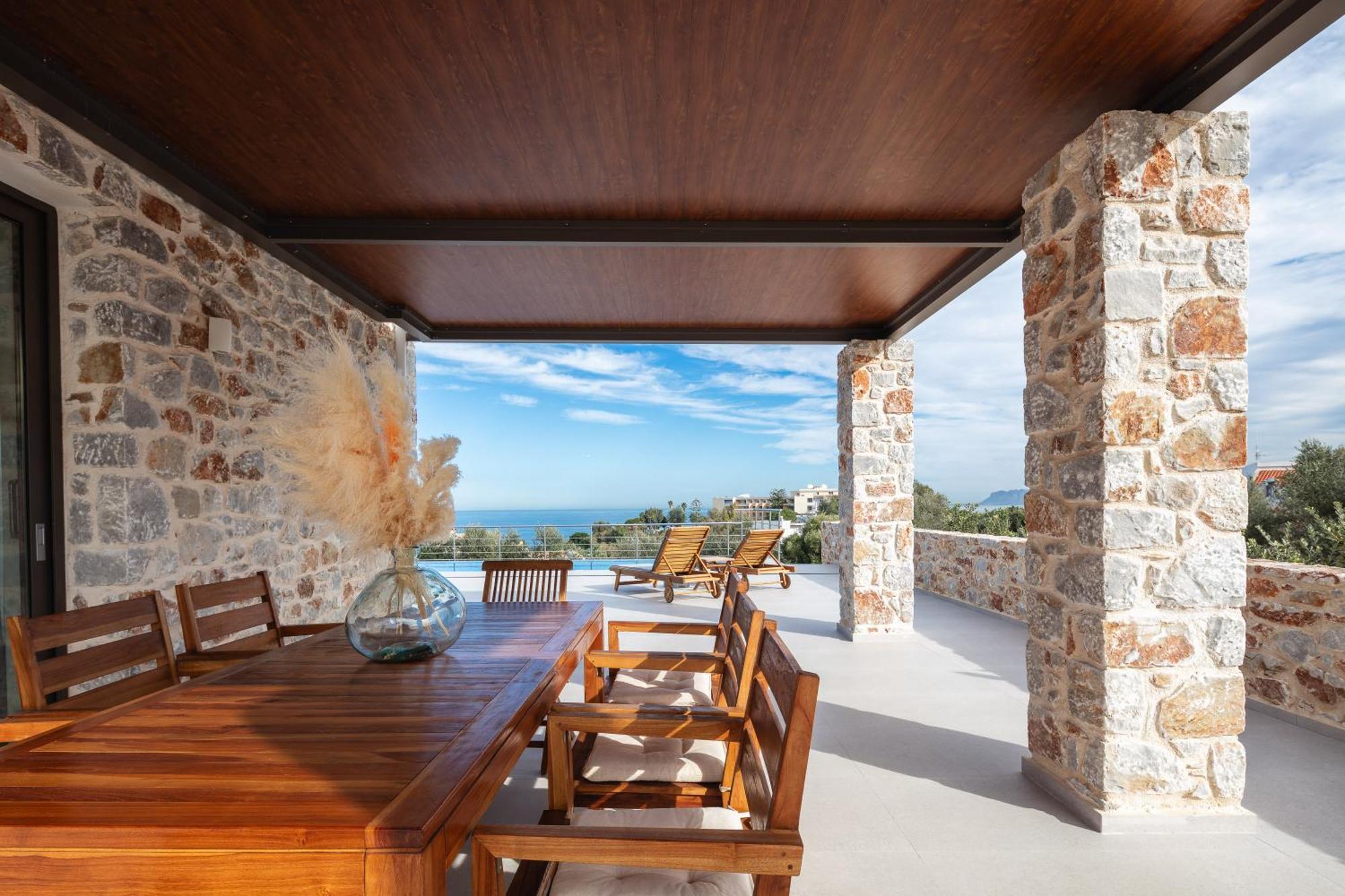 Oinolithos Luxury Villas Kalamaki Eksteriør bilde