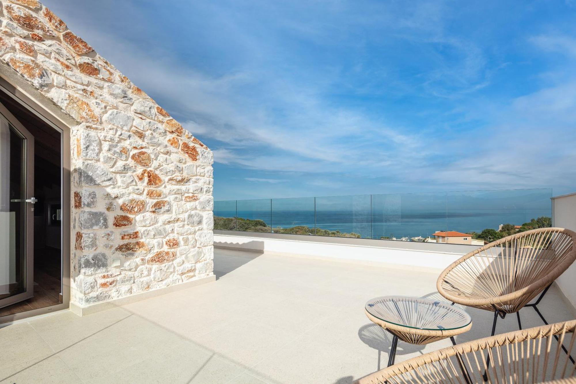 Oinolithos Luxury Villas Kalamaki Eksteriør bilde